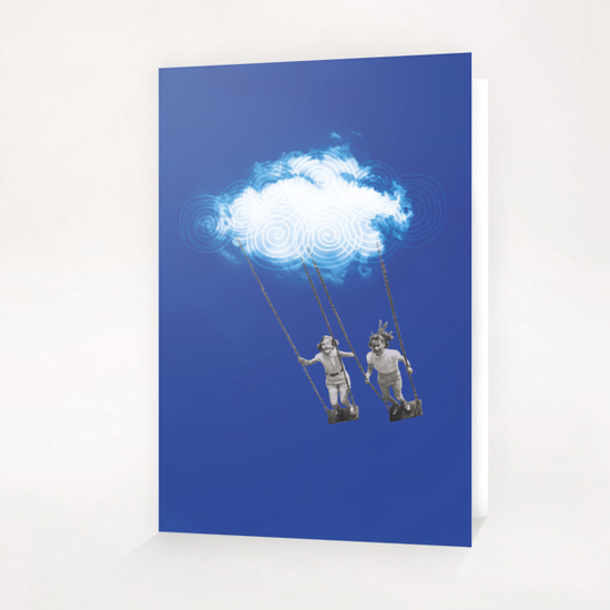 V&C in the sky Greeting Card & Postcard by tzigone