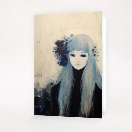 Blue 37 Greeting Card & Postcard by Ai Natori