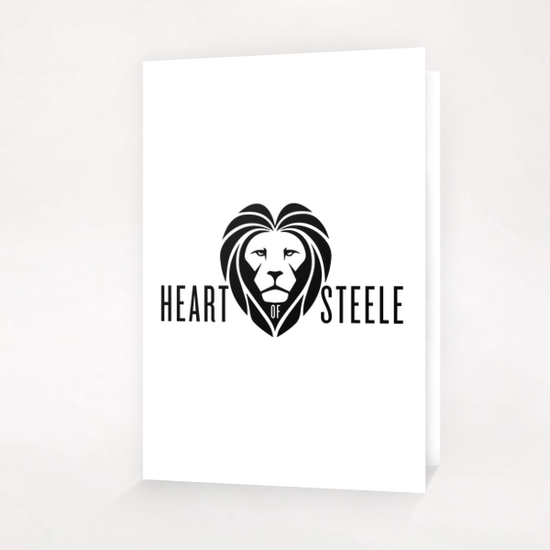 Heart of Steele (Black) Greeting Card & Postcard by bthwing