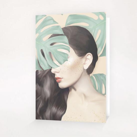 Monstera Suara Greeting Card & Postcard by Nettsch