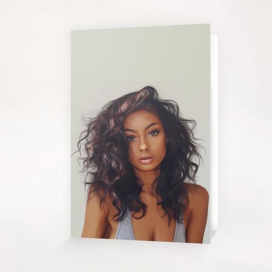 Melanin  Greeting Card & Postcard by AndyKArt