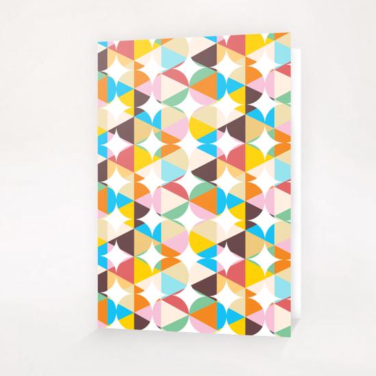 Retro Geometry Greeting Card & Postcard by Uma Gokhale