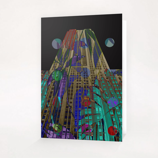 Vegetal Building Greeting Card & Postcard by Vic Storia