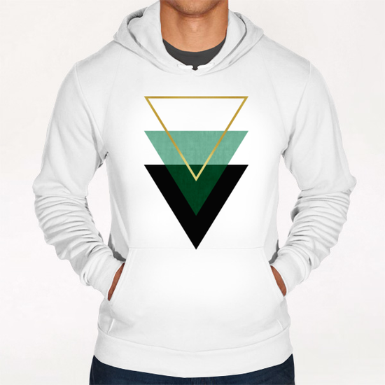 Geometric and golden art I Hoodie by Vitor Costa