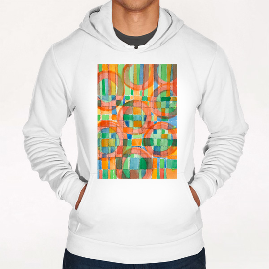 Red Magic Rings Hoodie by Heidi Capitaine