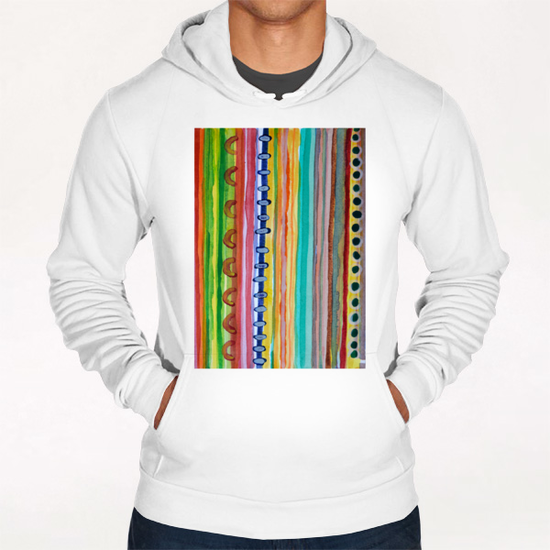 Striped Curtain Hoodie by Heidi Capitaine