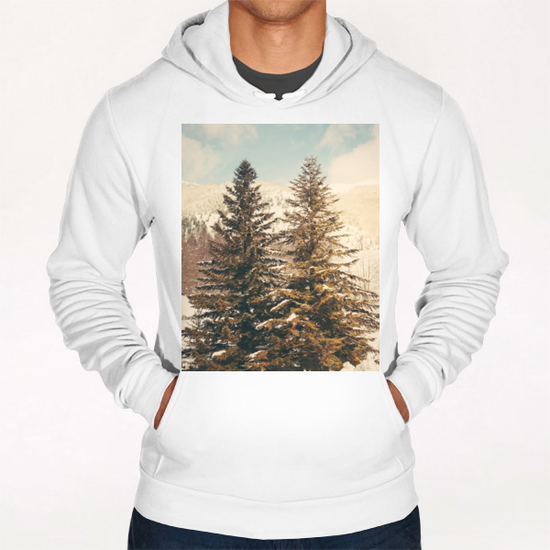 Mountains in the background XI Hoodie by Salvatore Russolillo