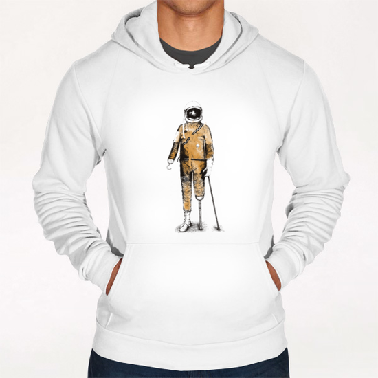 Astropirate (Watercolors) Hoodie by Florent Bodart - Speakerine