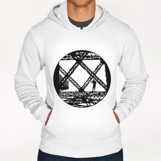 Eiffel tower #5 Hoodie by Denis Chobelet