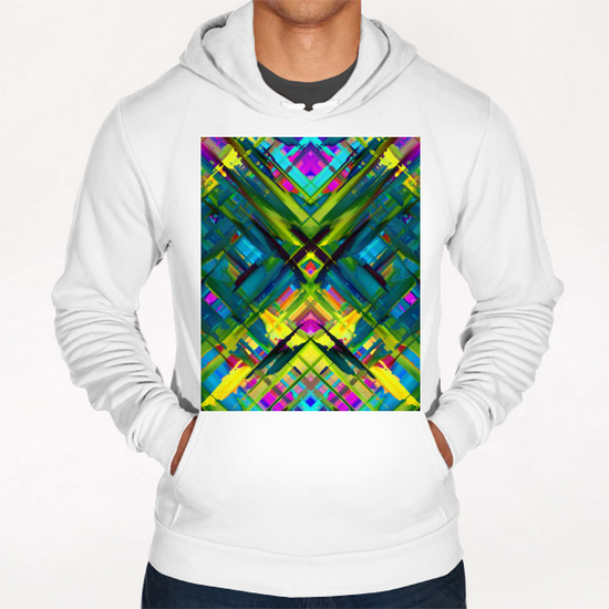 Colorful digital art splashing G467 Hoodie by MedusArt