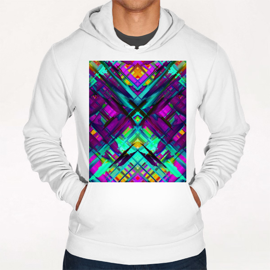 Colorful digital art splashing G472 Hoodie by MedusArt