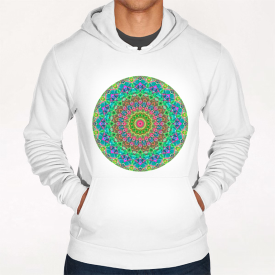 Geometric Mandala G18 Hoodie by MedusArt