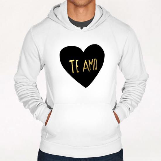 Te Amo Hoodie by Leah Flores