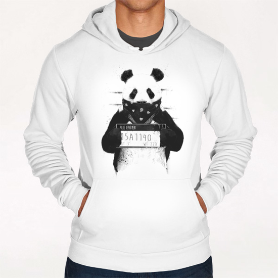 Bad panda Hoodie by Balazs Solti