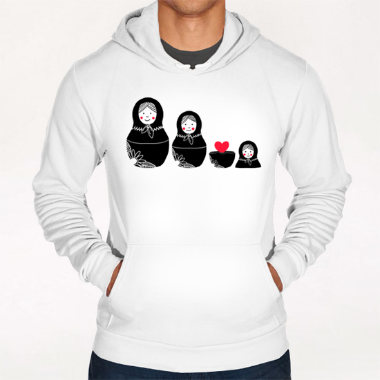 Beauty Inside Hoodie by Tobias Fonseca