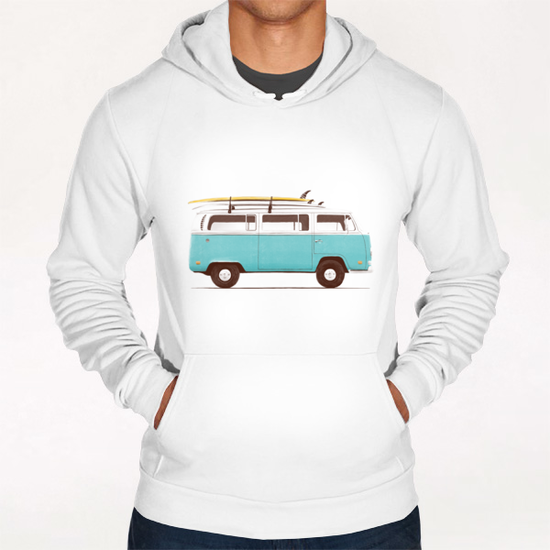 Blue Van Hoodie by Florent Bodart - Speakerine