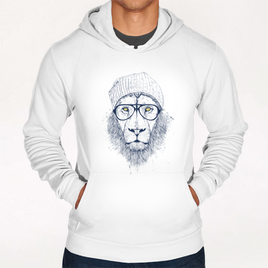 Cool lion Hoodie by Balazs Solti