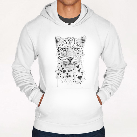 Lovely leopard Hoodie by Balazs Solti