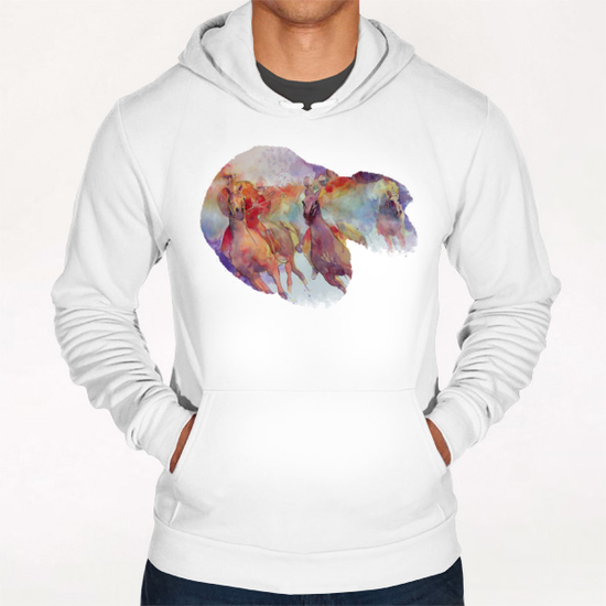 jockeys Hoodie by andreuccettiart