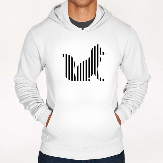 Fox on Stripes Hoodie by Divotomezove