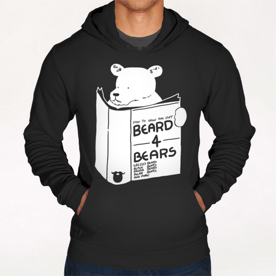 Beard For Bears Hoodie by Tobias Fonseca