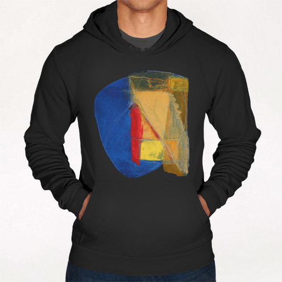 Bleu Profond Hoodie by Pierre-Michael Faure