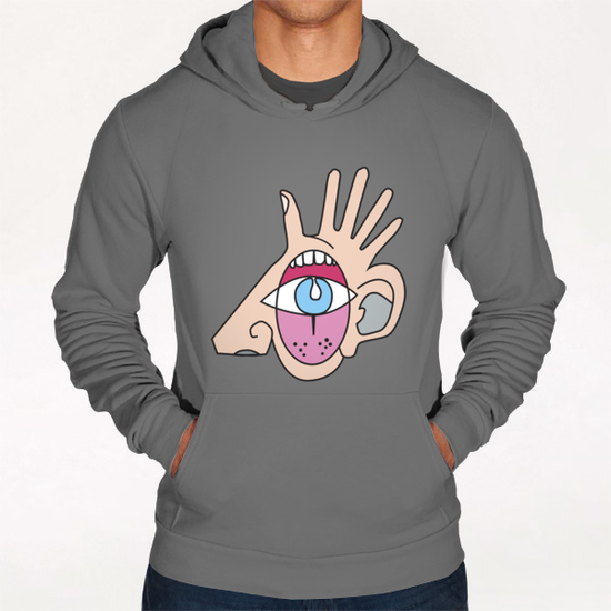 The five senses mask Hoodie by Yann Tobey