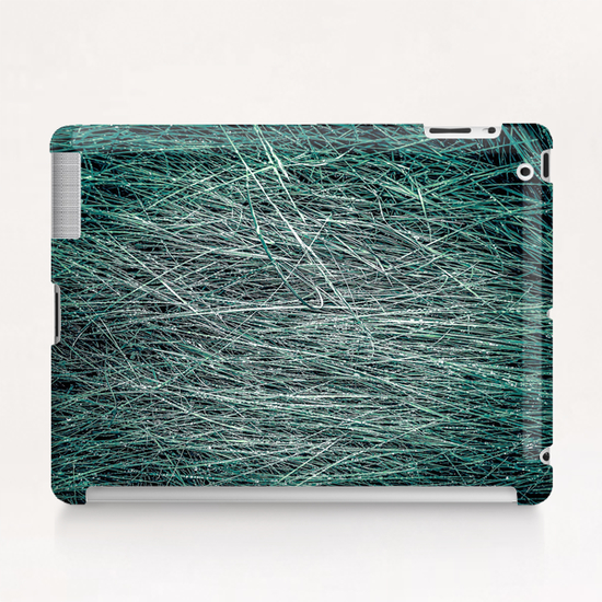 green grass texture abstract background Tablet Case by Timmy333