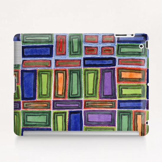 Melodic Rectangles Pattern  Tablet Case by Heidi Capitaine