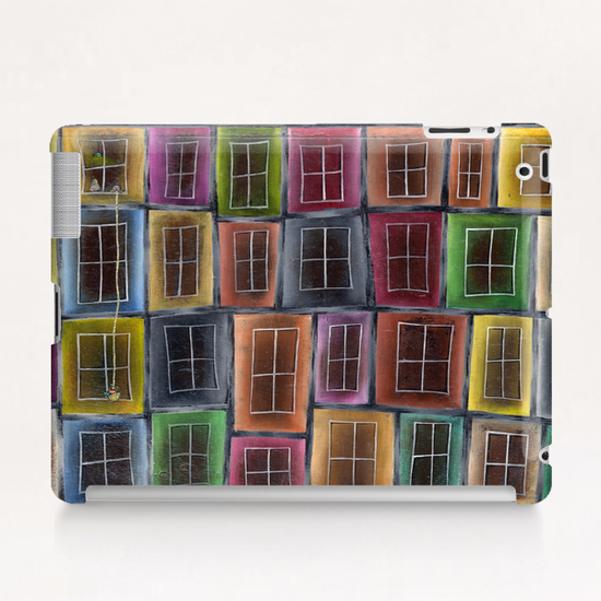 Enfants à la fenêtre Tablet Case by Kapoudjian