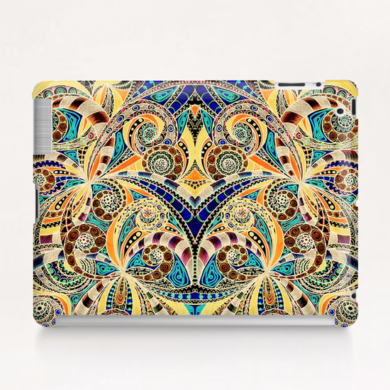 Drawing Floral Zentangle G1 Tablet Case by MedusArt