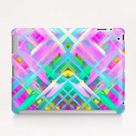 Colorful digital art splashing G473 Tablet Case by MedusArt