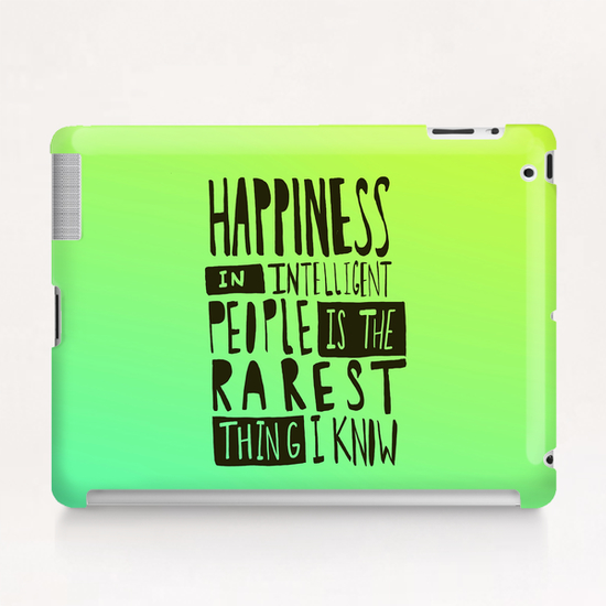 Happiness Tablet Case by Leah Flores