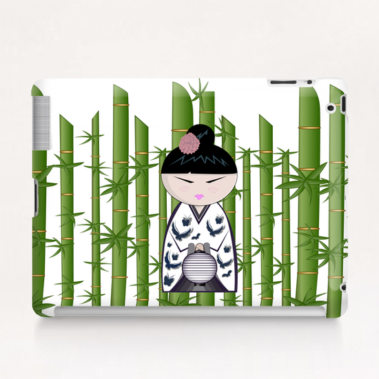 Bamboo kokeshi Tablet Case by PIEL Design