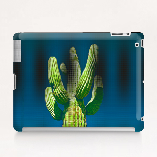 Cactus circle Tablet Case by Vic Storia