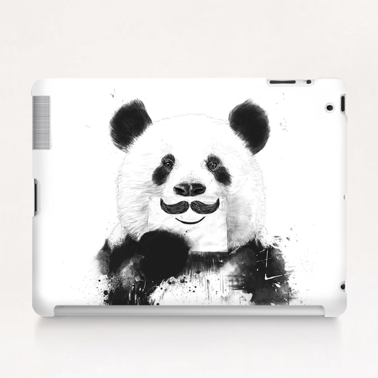 Funny panda Tablet Case by Balazs Solti