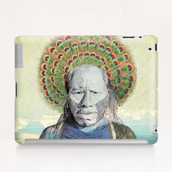 Indian Peacock Tablet Case by tzigone