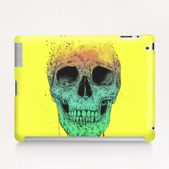 Pop art skull Tablet Case by Balazs Solti