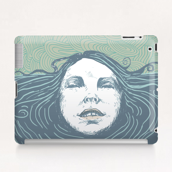 Sea-face Tablet Case by tzigone