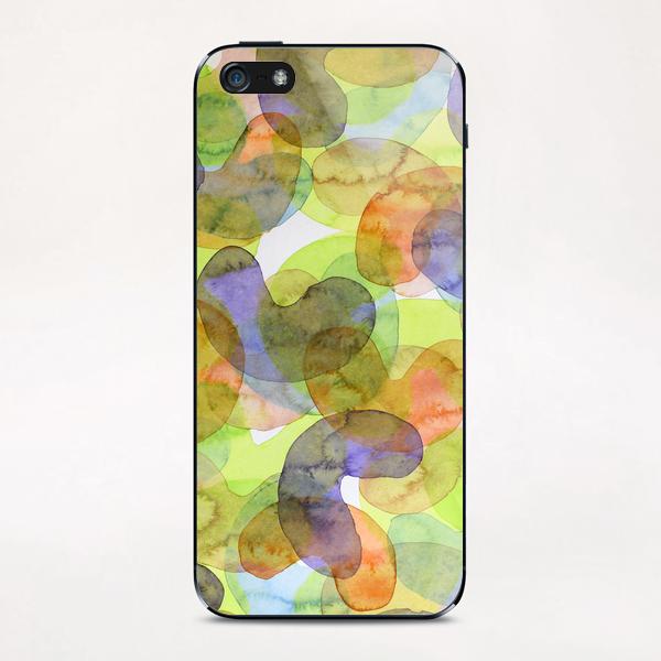 Purple Orange Green Croissants iPhone & iPod Skin by Heidi Capitaine