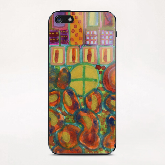 Decorated and illuminated House  iPhone & iPod Skin by Heidi Capitaine