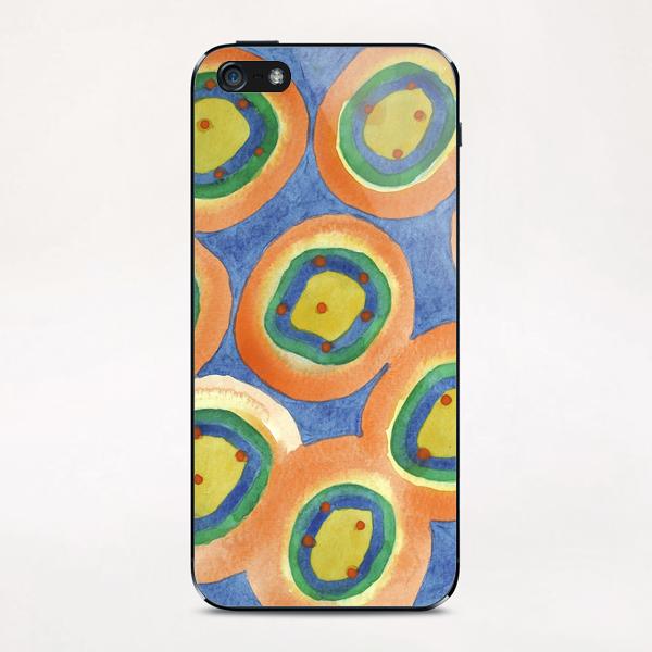 . Merry Circles arranged  to a big Circle  iPhone & iPod Skin by Heidi Capitaine