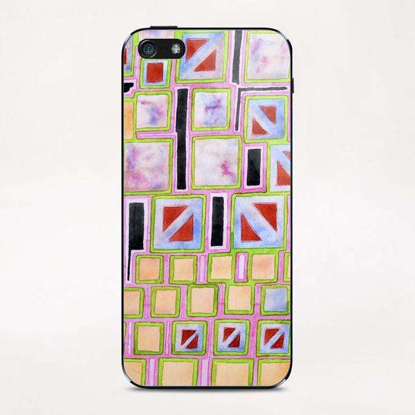 Composition out of Three Kind of Squares iPhone & iPod Skin by Heidi Capitaine