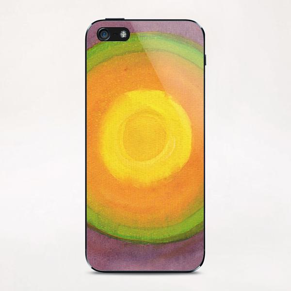 Sun above purple Sky  iPhone & iPod Skin by Heidi Capitaine