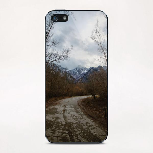 Road with mountain II iPhone & iPod Skin by Salvatore Russolillo