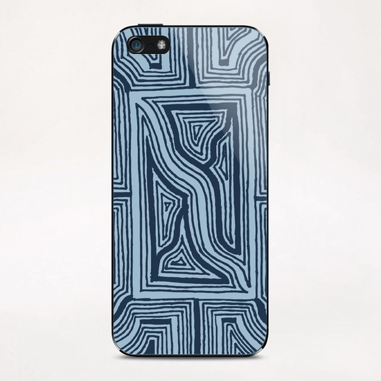 Blue Geo iPhone & iPod Skin by ShinyJill