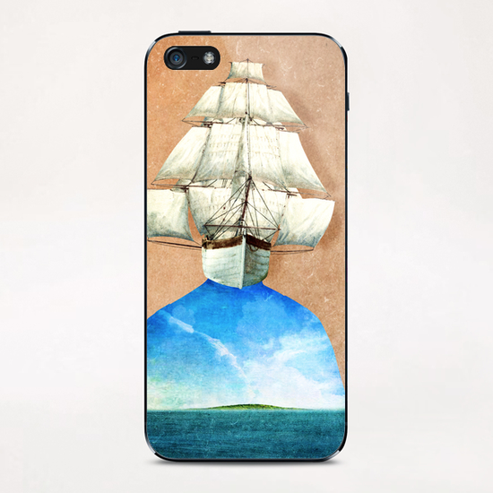 Explorer's Mind iPhone & iPod Skin by DVerissimo