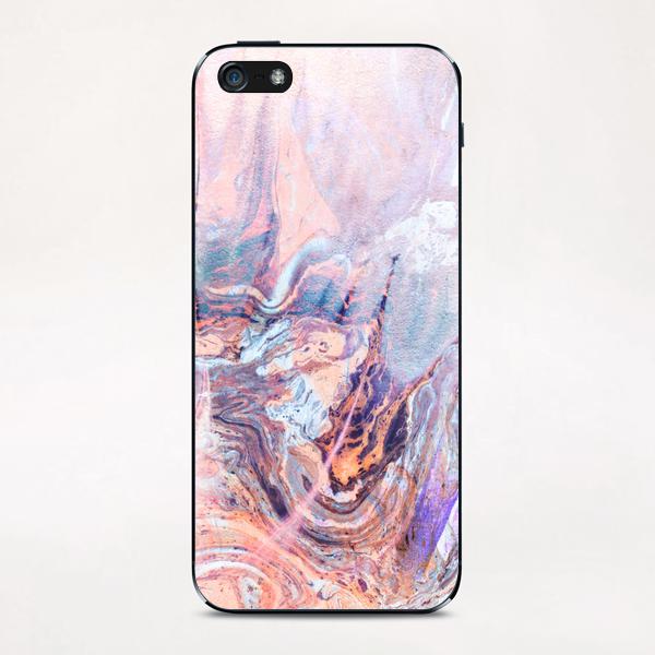 Multicolored saturated marble iPhone & iPod Skin by mmartabc