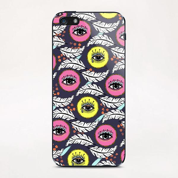 Pattern Boho eyes iPhone & iPod Skin by mmartabc