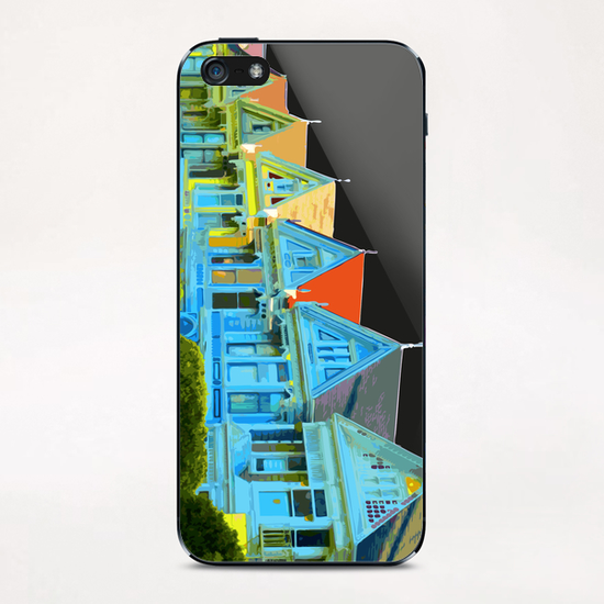 Alamo Square iPhone & iPod Skin by Vic Storia